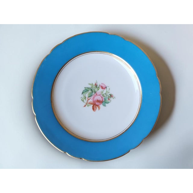 Paris Porcelain Dessert Plates, 19th Century, Set of 6 For Sale - Image 12 of 18