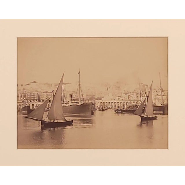 A photograph of ships in the Middle East, circa 1880.