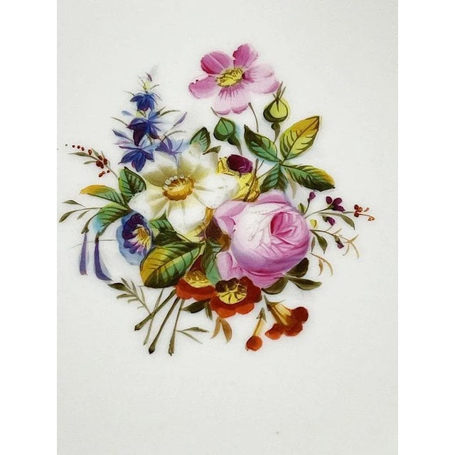 Ceramic Paris Porcelain Dinner Plates, Early 19th Century, Set of 6 For Sale - Image 7 of 12