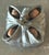 Antique Bronze Gathered Box W"nuts For Sale - Image 10 of 11
