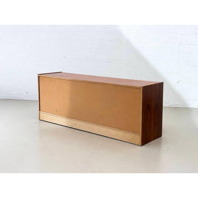 Long Mid-Century Danish Teak Chest of Drawers, 1960s For Sale - Image 9 of 12