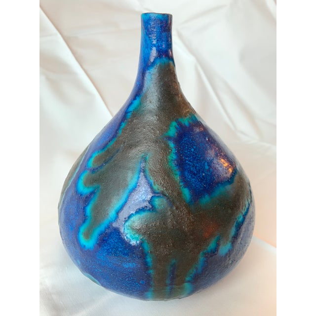 1950s Italian Guido Gambone Pottery Vase For Sale - Image 10 of 10