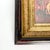 Late 20th Century Coordinating Pair of Framed Medieval Unicorn Tapestry Prints in Gilt and Mahogany-Tone Frames - Set of 2 For Sale In Raleigh - Image 6 of 12