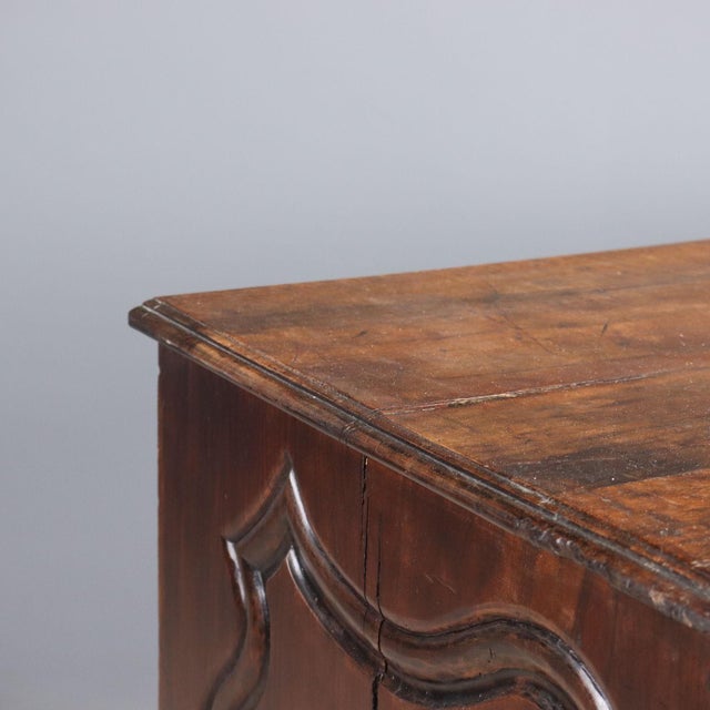 Antique French Chest of Drawers in Walnut For Sale - Image 4 of 11