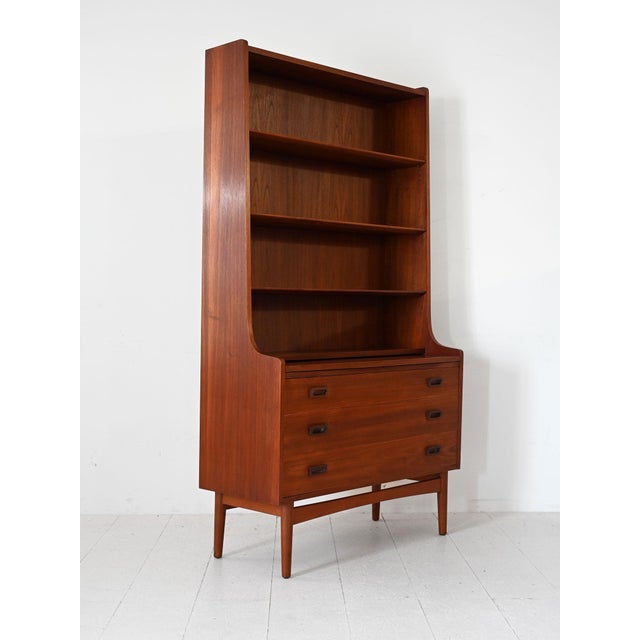 Danish Teak Bookcase, 1950s For Sale - Image 3 of 10