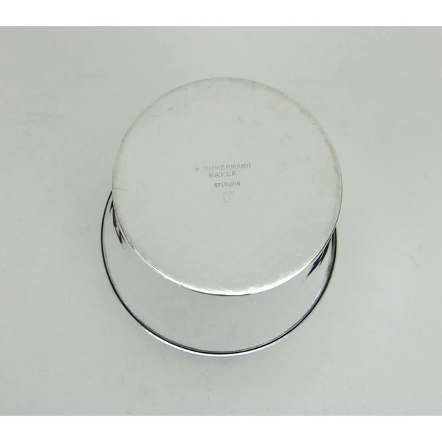 American Sterling Silver Covered Box by Marie Zimmermann, Circa 1920 For Sale - Image 9 of 9