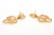 Gold Plated Hammered Sculptural Clip on Dangle Earrings Pair Of, 1980's For Sale In Miami - Image 6 of 7
