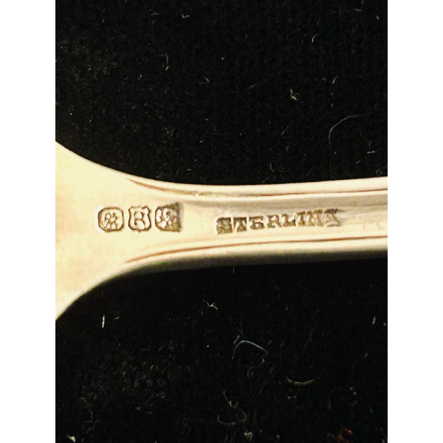 Metal Art Nouveau/Rococo Shell Serving Spoon For Sale - Image 7 of 7