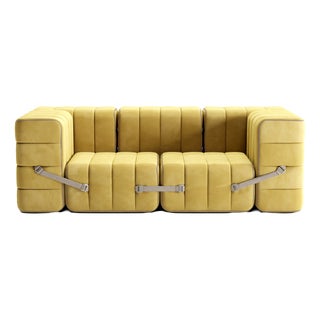 Flexible Two-Seater Sofa with Armrests by Ambivalenz, Set of 7 For Sale