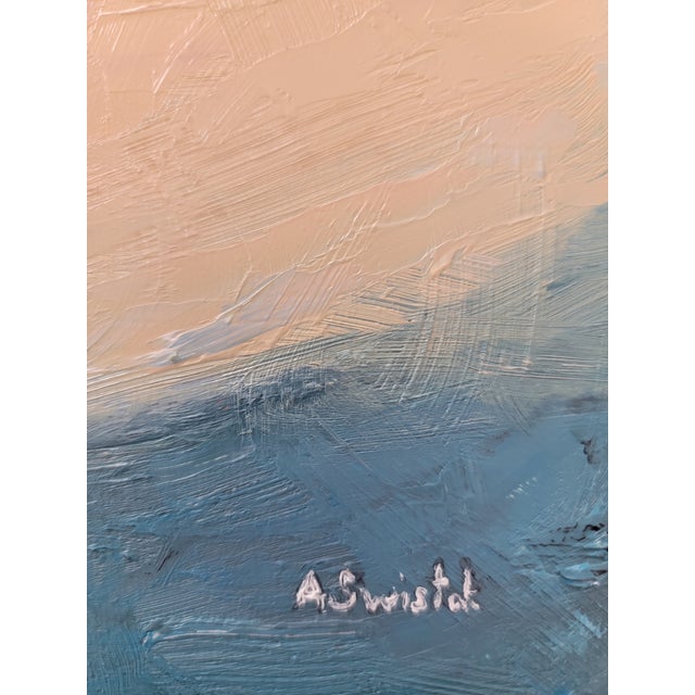 Cliffside 4, Contemporary Seascape Landscape Oil Painting For Sale - Image 9 of 13
