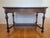 Early 20th Century Early 20th Century American Colonial Revival Walnut Writing Desk With Turned Legs For Sale - Image 5 of 15