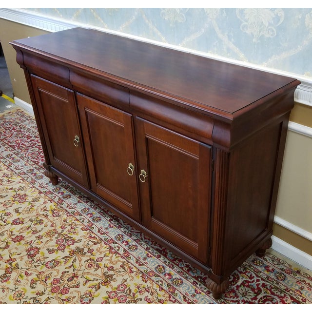 Ethan Allen British Classics Cinnabar Sideboard/Buffet Chairish