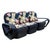 1950s Restored Black Frankl Style 6-Strand Square Pretzel Rattan Sofa Lounge Chair Set For Sale In Los Angeles - Image 6 of 18