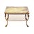Vintage French Brass and Onyx Coffee Table, 1920 For Sale - Image 3 of 11