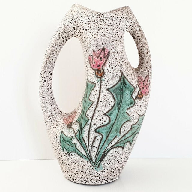 Ceramic Vintage Ceramic Vase by Marius Bessone, 1950s-1960s For Sale - Image 7 of 7