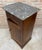 Brown 20th Century Biedermeier Nightstand with Marble Top & One-Drawer & Door, 1900s For Sale - Image 8 of 18