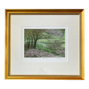 Harold Altman Duck Pond Circa 1980 Reproduction Print