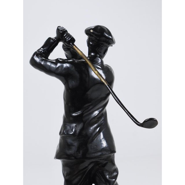 Golf Player Harry Vardon Bronze Statue by Richard Thuss, Vienna, 1925 For Sale - Image 13 of 18