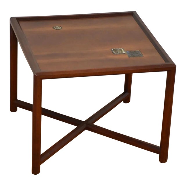 Edward Wormley for Dunbar Natzler Tile End Table For Sale