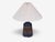 Mid-Century Modern 1970s Jette Hellerøe, Danish Modern, Carved Stoneware Table Lamp For Sale - Image 3 of 10