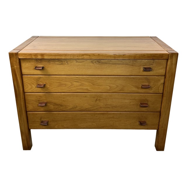 Chest of Drawers in Elm from Maison Regain, 1970s For Sale