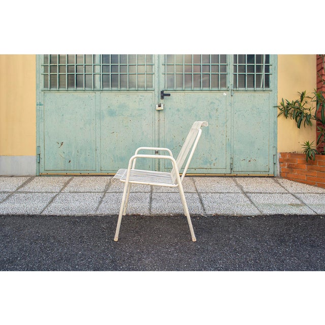 Mid-Century Modern Italian Garden Chair, 1950s For Sale - Image 4 of 9