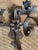 Metal 1910s European Wrought and Cast Iron Triple Candle Wall Sconces - a Pair For Sale - Image 7 of 10