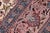 Elegant Floral Pak-Persian Ivory/Pink Wool Rug - 9'1'' X 12'3'' For Sale - Image 4 of 9