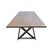 Industrial Trestle Base Work Table Desk For Sale - Image 4 of 8