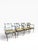 Maitland - Smith Set of 4 Maitland-Smith Silver & Gold Leaf Armchairs With New Caning & Cushions For Sale - Image 4 of 17
