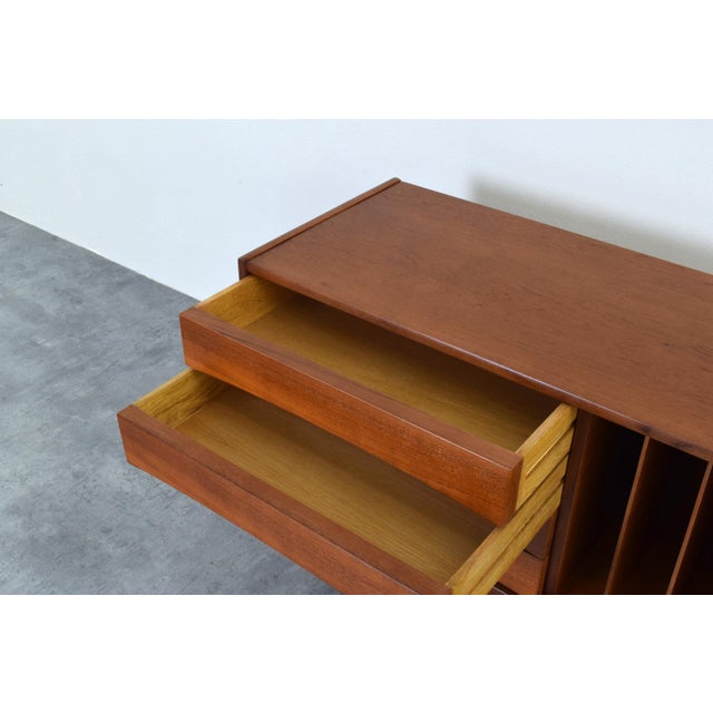 Mid-Century Modern Teak Hi-Fi Sideboard by Erik Wørts for Ikea, 1960s For Sale - Image 13 of 17