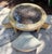 Round Woven Wicker Coffee/Game Table Set With Matching Nesting Stools Ottomans and Glass Top For Sale - Image 12 of 12