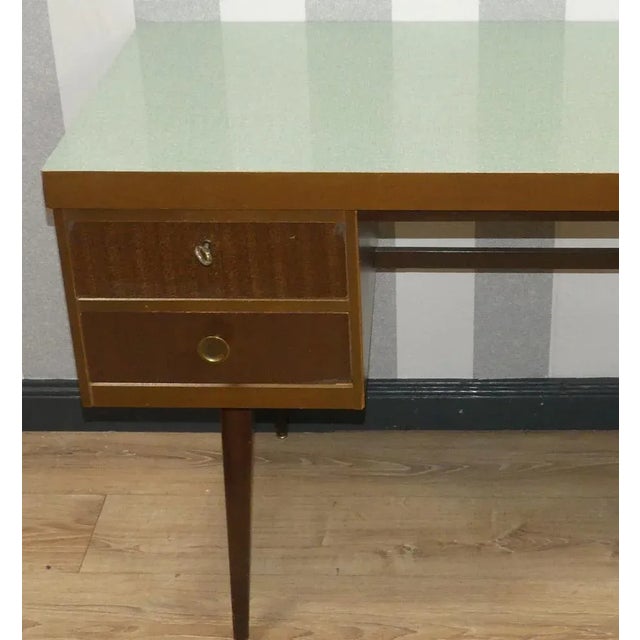 Vintage Wooden Desk from EKA Werke, 1950s For Sale - Image 4 of 12