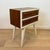 1960s Vintage Beech and Teak Nightstand, Spain, 1960s For Sale - Image 5 of 7