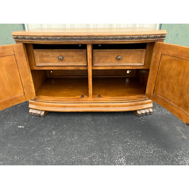 Michael Amini Aico Paw Foot Media Console Cabinet For Sale - Image 12 of 12