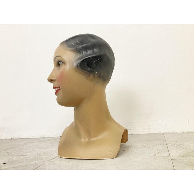 Vintage Female Mannequin Head, 1960s For Sale - Image 9 of 12