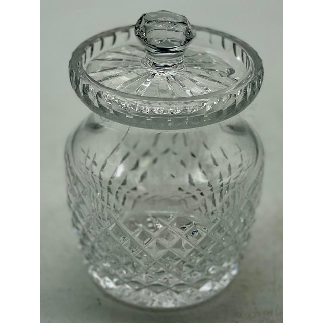 Vintage Waterford Crystal Honey or Jam Jar Chairish