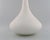 Glass Matt White Colossal Drop-Shaped Murano Vase For Sale - Image 7 of 9
