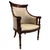 William IV Mahogany Armchair with Cream Damask Upholstery For Sale - Image 9 of 9
