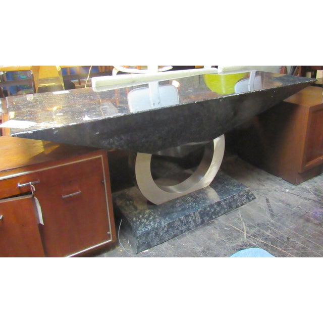 1970s Lacquered Console Table For Sale - Image 5 of 5