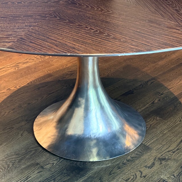 Julian Chichester 60” Dakota Dining Table The table is inspired by Saarinen and Brancusi and has become a classic that is...
