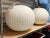 George Nelson 1950s Mid-Century Modern Globe Bubble Pendants by George Nelson - A Pair For Sale - Image 4 of 10