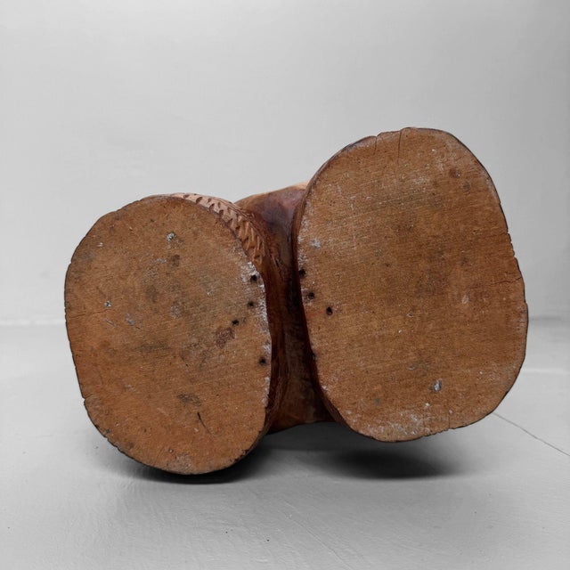 Japanese Wooden Daikokuten Figure, 1960 For Sale - Image 11 of 12