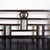 Vintage 20th Century Chinese Four-Tier Lacquered Wood Bookcase For Sale - Image 5 of 16