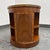 Late 20th Century Baker Furniture Empire Georgian Style Flame Mahogany Drum Side Table, Vintage For Sale - Image 5 of 12