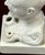 Ceramic 19th Century Staffordshire Creamware Phrenology Head Inkwell, Stamped “55” For Sale - Image 7 of 13