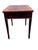 Late 20th Century Hekman Crotch Mahogany Side Table For Sale - Image 17 of 18