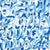 Textile Open Your Heart - Original Blue Graffiti Love Typography Mixed Media Painting For Sale - Image 7 of 9