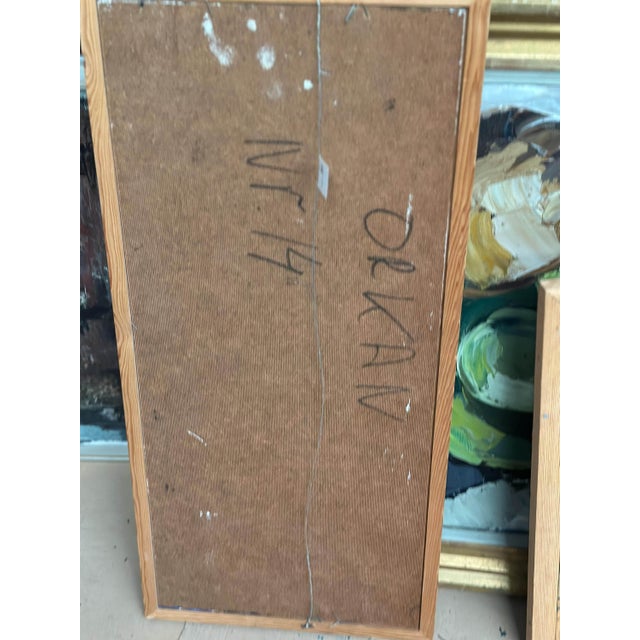 Hans Osswald, Hurricane, 1960s, Oil on Panel, Framed For Sale - Image 13 of 17