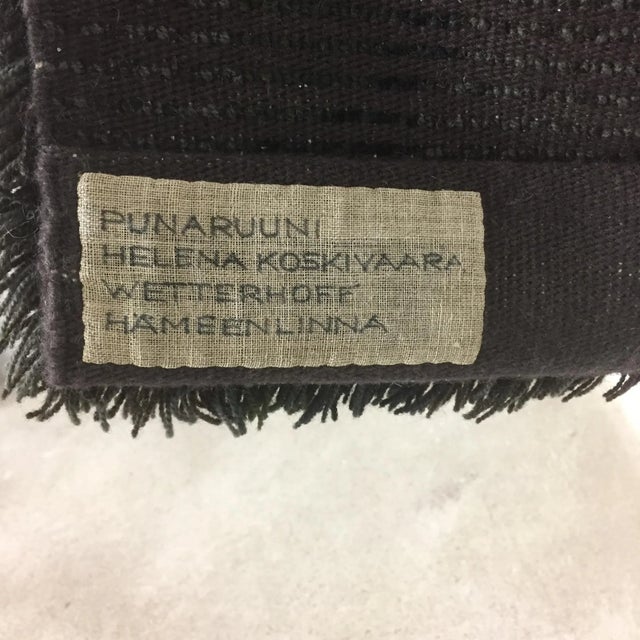 Vintage Wall Rya Rug by Helena Koskivaara for Wetterhoff, 1960s For Sale - Image 10 of 11